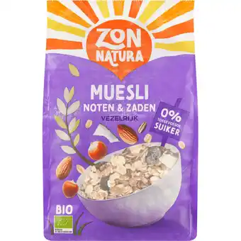 Jumbo Zonnatura Bio Muesli Noten en Zaden 375 g aanbieding