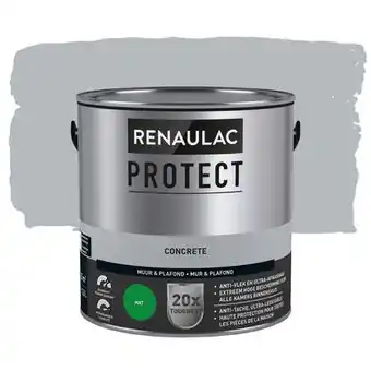 Praxis Renaulac Protect Muurverf - Mat - Concrete - 2,5L aanbieding