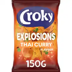 Jumbo Croky Chips Explosions Thai Curry 150g aanbieding