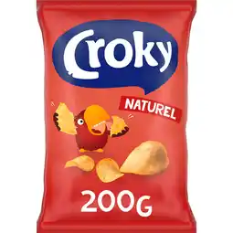Jumbo Croky Chips Naturel 200g aanbieding