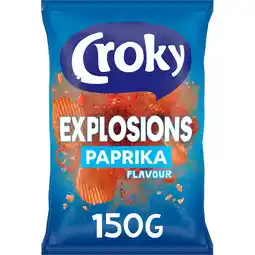 Jumbo Croky Chips Explosions Paprika 150g aanbieding
