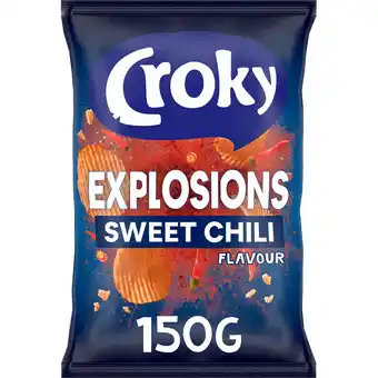 Jumbo Croky Chips Explosions Sweet Chili 150g aanbieding