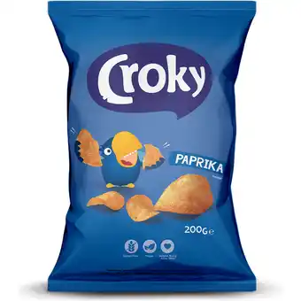 Jumbo Croky Chips Paprika 200g aanbieding