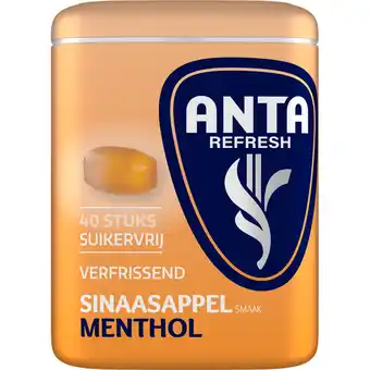 Jumbo Anta Refresh Sinaasappel Smaak Menthol 40 Stuks 72 g aanbieding