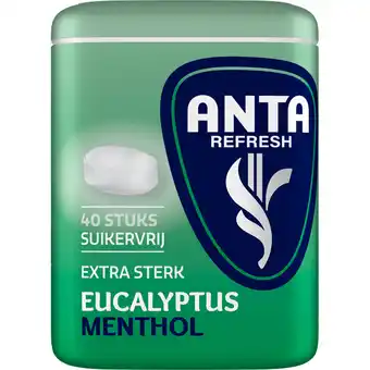 Jumbo Anta Refresh Eucalyptus Menthol 40 Stuks 72 g aanbieding
