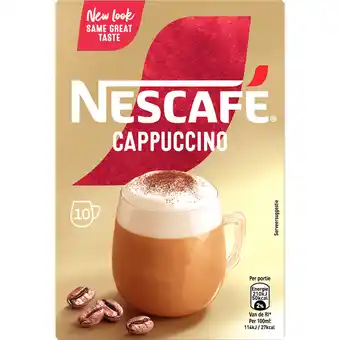 Jumbo Nescafé Cappuccino Koffiedrank 10 x 12,5 g aanbieding