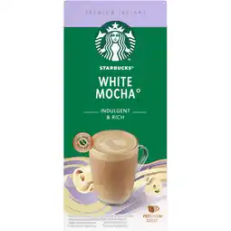 Jumbo Starbucks White Mocha Oploskoffie Sticks 5 Stuks aanbieding