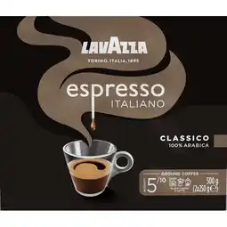 Jumbo Lavazza Espresso Italiano Classico Ground Coffee 500g aanbieding
