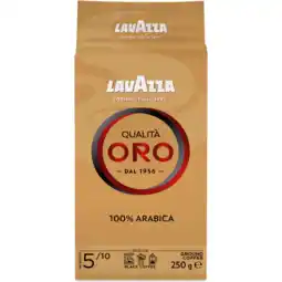 Jumbo Lavazza Qualita Oro gemalen / filterkoffie 250 g aanbieding