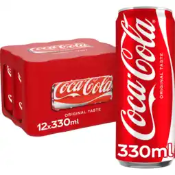 Jumbo Coca-Cola Original Taste 12 x 330 ML aanbieding