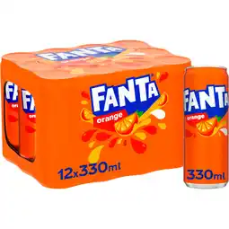 Jumbo Fanta Orange Blik 12 x 0,33 L aanbieding