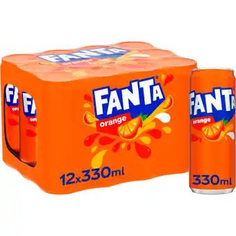 Jumbo Fanta Orange Blik 12 x 0,33 L aanbieding