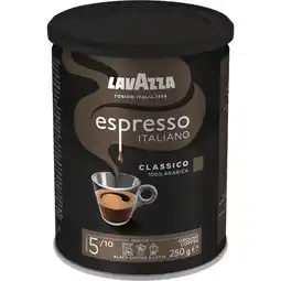 Jumbo Lavazza Espresso Italiano Classico filterkoffie blik 250g aanbieding