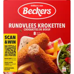Jumbo Beckers Rundvlees Kroketten Family Pack 8 x 70 g aanbieding