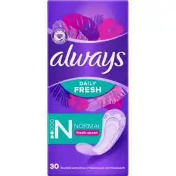 Jumbo Always Daily Fresh Normal Met Een Frisse Geur aanbieding