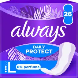 Jumbo Always Daily Protect Long 0% Parfum Inlegkruisjes aanbieding
