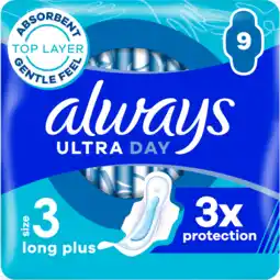 Jumbo Always Ultra Maandverbanden Long Plus (maat 3) aanbieding