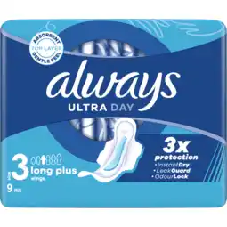 Jumbo Always Ultra Maandverbanden Long Plus (maat 3) aanbieding