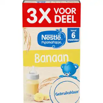 Jumbo Nestlé PyjamaPapje Banaan 6+ maanden baby pap 3 x 250 ml aanbieding