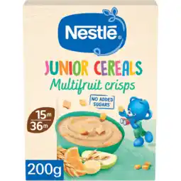 Jumbo Nestlé Junior Cereals Multifruit Crisps 15-36 Maanden 200 g aanbieding
