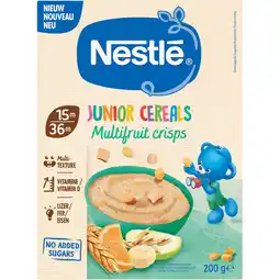 Jumbo Nestlé Junior Cereals Multifruit Crisps 15-36 Maanden 200 g aanbieding