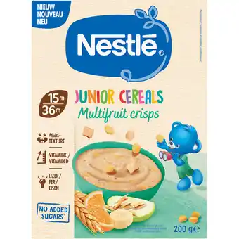 Jumbo Nestlé Junior Cereals Multifruit Crisps 15-36 Maanden 200 g aanbieding