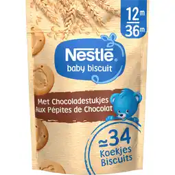 Jumbo Nestlé Baby Biscuit met Chocoladestukjes 12m/36m 150 g aanbieding