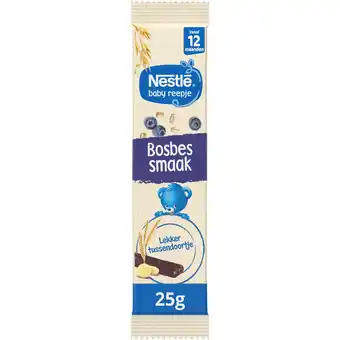 Jumbo Nestlé Baby Reepje Bosbes Smaak vanaf 12 Maanden 25 g aanbieding
