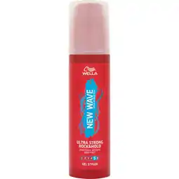 Jumbo Wella New Wave Ultra Strong Rock & Hold Gel Styler 100 ml aanbieding