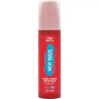 Jumbo Wella New Wave Ultra Strong Rock & Hold Gel Styler 100 ml aanbieding