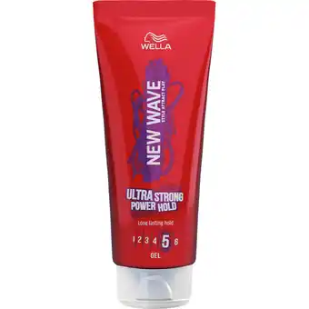 Jumbo Wella New Wave Ultra Strong Power Hold Gel 200 ML aanbieding