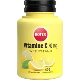 Jumbo Roter Vitamine C kauwtabletten, 400 stuks aanbieding