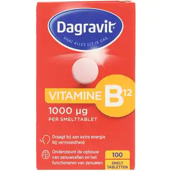 Jumbo Dagravit - Vitamine B12 smelttabletten, 100 Stuks aanbieding