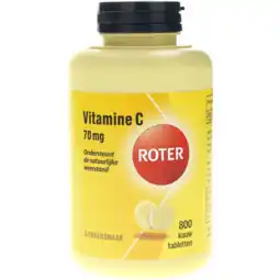 Jumbo Roter Vitamine C kauwtabletten, 800 stuks aanbieding