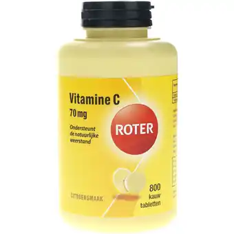Jumbo Roter Vitamine C kauwtabletten, 800 stuks aanbieding