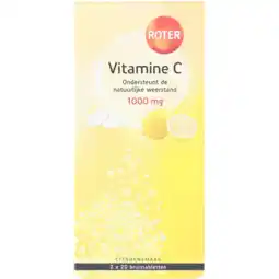 Jumbo Roter Vitamine C bruistabletten citroen, 2 x 20 stuks aanbieding