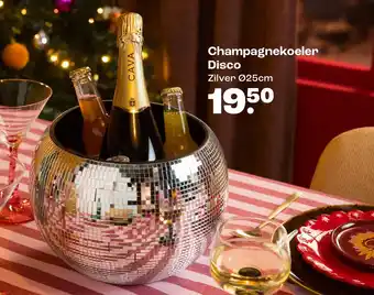 Kwantum Champagnekoeler Disco aanbieding
