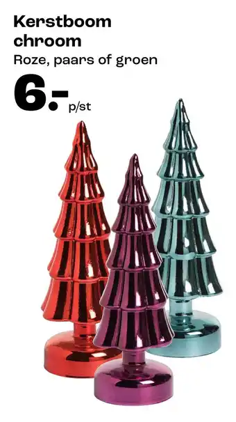 Kwantum Kerstboom chroom aanbieding