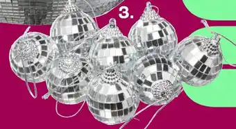 Kwantum Kerstbal disco 8 stuks aanbieding
