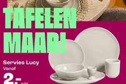 Kwantum Servies Lucy aanbieding