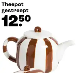 Kwantum Theepot gestreept aanbieding