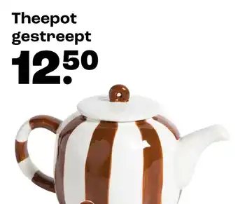 Kwantum Theepot gestreept aanbieding