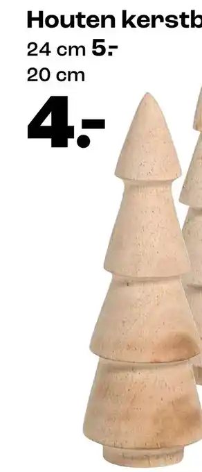 Kwantum Houten kerstboom aanbieding