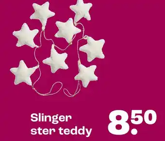 Kwantum Slinger ster teddy aanbieding
