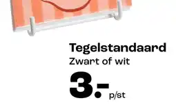 Kwantum Tegelstandaard Zwart of wit aanbieding