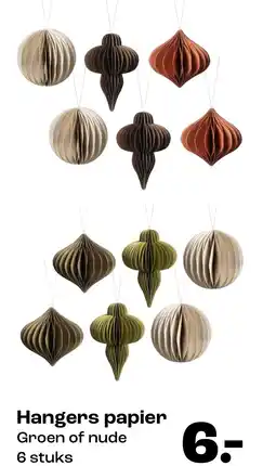 Kwantum Hangers papier aanbieding