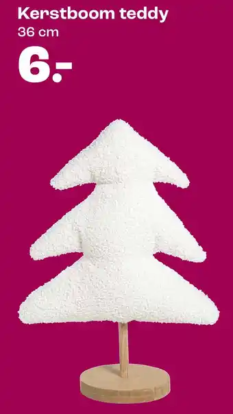 Kwantum Kerstboom teddy 36 cm aanbieding