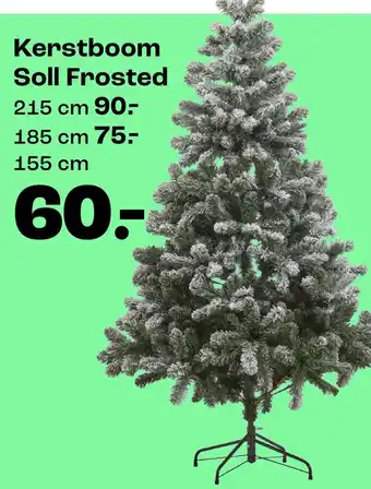 Kwantum Kerstboom Soll Frosted aanbieding