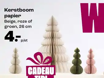 Kwantum Kerstboom papier aanbieding