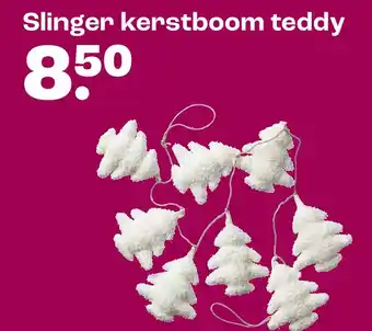 Kwantum Slinger kerstboom teddy aanbieding